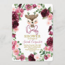 Search for deer baby girl shower invitations Pink