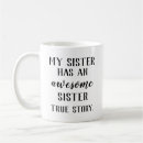 Search for awesome sister mugs Sibling