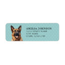 Search for german shepherds return address labels Modern