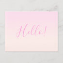 Search for plain pink postcards For her