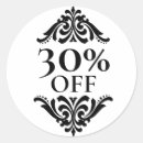Search for 30 percent off stickers Discount