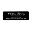 Search for peaceful return address labels Black