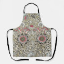 Search for vintage victorian aprons William morris