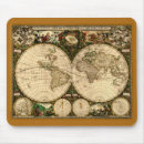 Search for map designs mouse mats Old world maps
