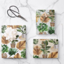 Search for plants wrapping paper Watercolor