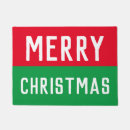 Search for red and green christmas doormats Preppy
