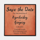 Search for burnt orange save the dates Classy