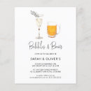 Search for beer 4x5 invitations Couples shower