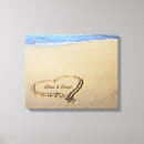 Search for beach names in sand wedding art Heart