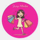 Search for shopaholics stickers Retail therapy