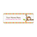 Search for girl monkey return address labels Jungle
