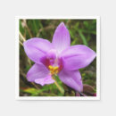 Search for purple orchid napkins Tropical