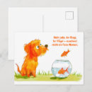 Search for goldfish postcards Watercolor