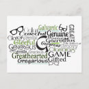Search for word cloud postcards Typography