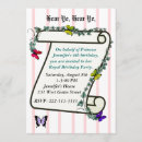 Search for princess scroll invitations Whimsical