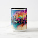 Search for big apple mugs Nyc skyline