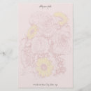 Search for daisies stationery paper Pink