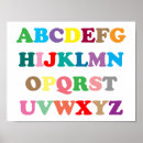 Search for alphabet learning posters Text