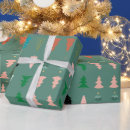 Search for green christmas trees wrapping paper Cute