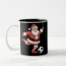 Search for soccer mugs Santa