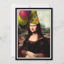 Search for mona lisa invitations For her