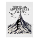 Search for summits posters Climber