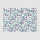Search for pink floral print tissue paper Blue