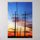 Search for power line posters Sunset