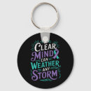 Search for white ribbon key rings Mental health