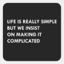 Search for simple life stickers Quotes
