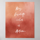 Search for burnt orange posters Rustic