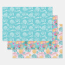 Search for seashells wrapping paper Pink