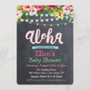 Search for island baby shower invitations Floral