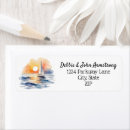 Search for ocean sunset return address labels Nautical
