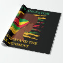 Search for juneteenth wrapping paper Black history