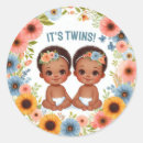 Search for new baby twins stickers Flowers