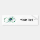Search for feathers bumper stickers Green