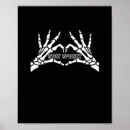Search for classic design posters Skeleton hands