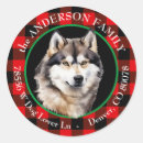 Search for alaskan malamute dog stickers Animal