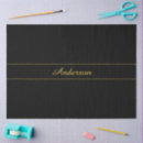 Search for black and gold tissue paper Script