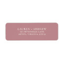 Search for roses return address labels Minimalist