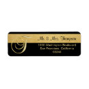Search for monogram t return address labels Monogrammed