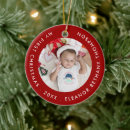 Search for ruby christmas tree decorations Baby first christmas