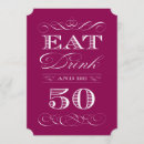 Search for mauve birthday invitations Vintage