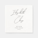 Search for name napkins Black and white