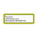 Search for colorful return address labels Simple
