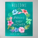 Search for tropical baby shower welcome signs Summer