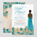 Search for teal bridal shower invitations Rustic