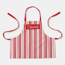 Search for red and white stripes aprons Merry christmas
