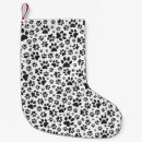 Search for black and white dog christmas stockings Pattern